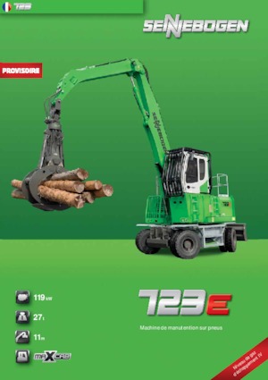 Manipulateurs de matériaux Sennebogen 723M E