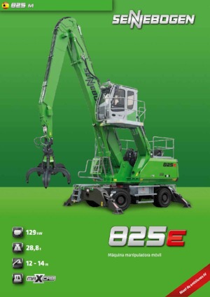 Manipulateurs de matériaux Sennebogen 825M E 