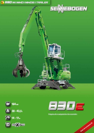 Manipulateurs de matériaux Sennebogen 830M E 