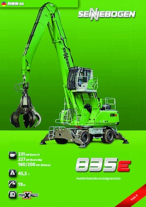 Manipulateurs de matériaux Sennebogen 835M E