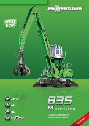 Manipulateurs de matériaux Sennebogen 835M E