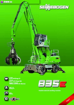 Manipulateurs de matériaux Sennebogen 835M E