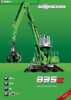 Manipulateurs de matériaux Sennebogen 835M E