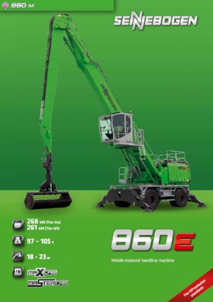 Manipulateurs de matériaux Sennebogen 860M E Hybrid