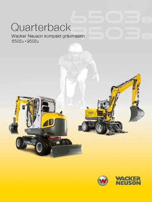 Excavatrice sur pneus Wacker Neuson 9503