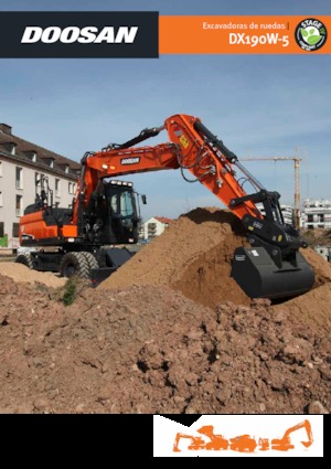 Excavatrice sur pneus Doosan DX190W-5