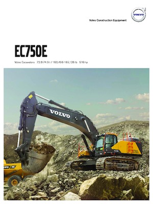Excavatrice sur chenilles Volvo EC750E