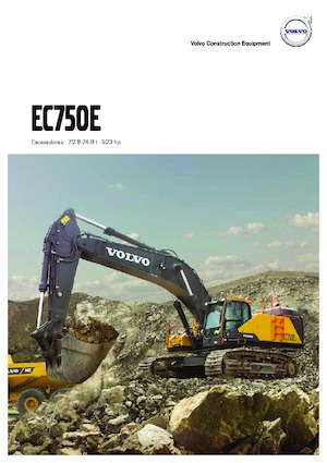 Excavatrice sur chenilles Volvo EC750E