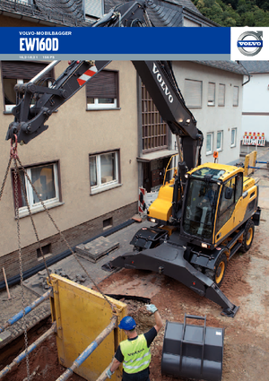 Excavatrice sur pneus Volvo EW160D