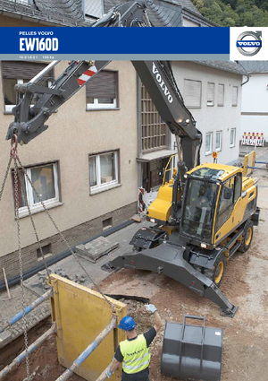 Excavatrice sur pneus Volvo EW160D