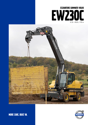 Excavatrice sur pneus Volvo EW230C