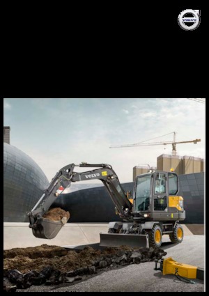 Excavatrice sur pneus Volvo EW60E 