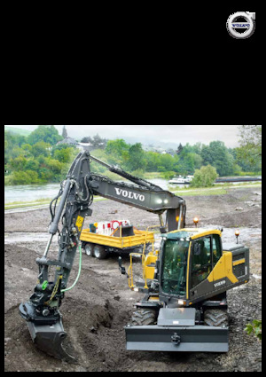 Excavatrice sur pneus Volvo EW160E