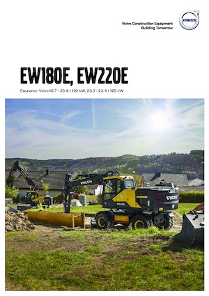 Excavatrice sur pneus Volvo EW220E