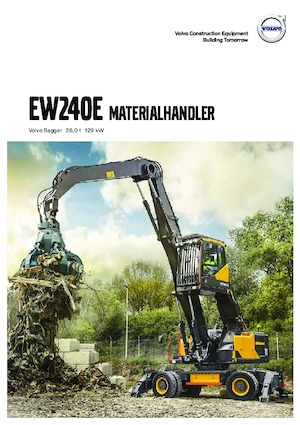 Excavatrice sur pneus Volvo EW240E MH