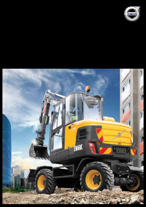 Excavatrice sur pneus Volvo EW60C