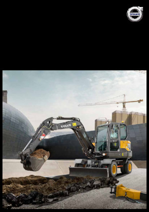 Excavatrice sur pneus Volvo EW60E