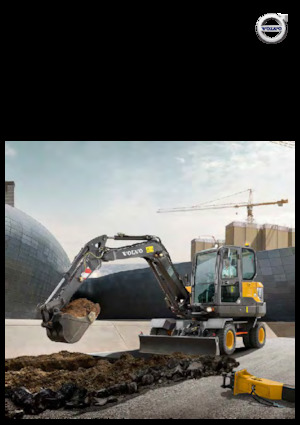 Excavatrice sur pneus Volvo EW60E