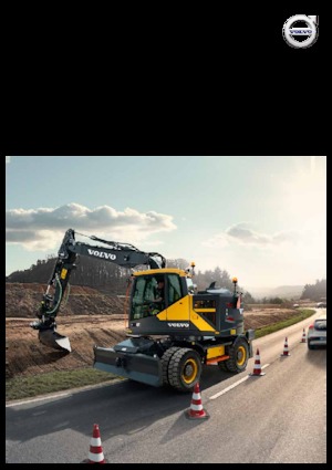 Excavatrice sur pneus Volvo EWR150E