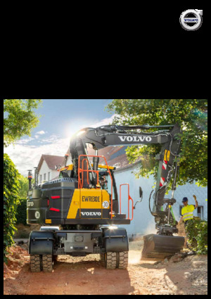 Excavatrice sur pneus Volvo EWR130E