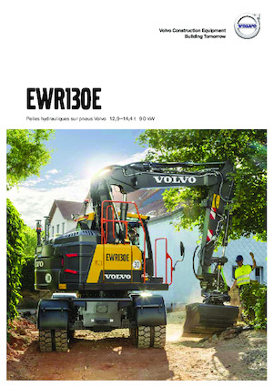 Excavatrice sur pneus Volvo EWR130E
