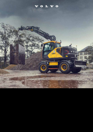 Excavatrice sur pneus Volvo EWR150