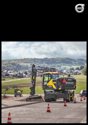 Excavatrice sur pneus Volvo EWR170E