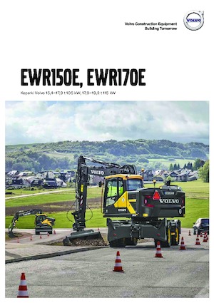 Excavatrice sur pneus Volvo EWR170E