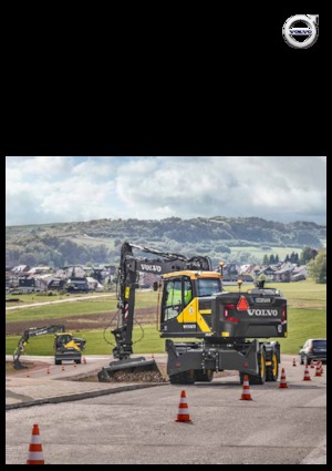 Excavatrice sur pneus Volvo EWR170E