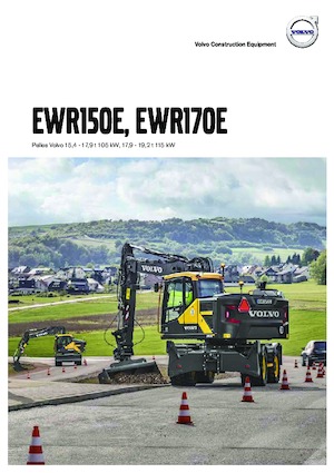 Excavatrice sur pneus Volvo EWR170E