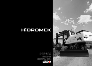 Excavatrice sur pneus Hidromek HMK 200 W