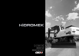 Excavatrice sur pneus Hidromek HMK 200 W