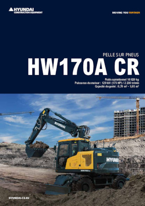 Excavatrice sur pneus Hyundai HW170ACR