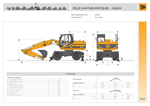 Excavatrice sur chenilles JCB JS 160 W