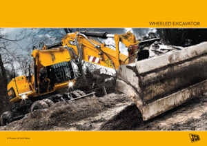 Excavatrice sur pneus JCB JS130W TAB