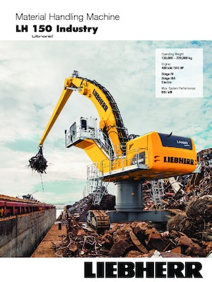 Manipulateurs de matériaux Liebherr LH 150 M Industry Litronic