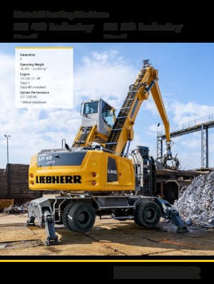 Manipulateurs de matériaux Liebherr LH 50 M Industry Litronic