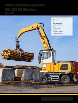 Manipulateurs de matériaux Liebherr LH 50 M Timber Litronic