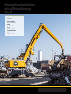 Manipulateurs de matériaux Liebherr LH 60 M High Rise Industry Litronic