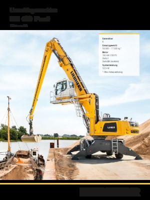 Manipulateurs de matériaux Liebherr LH 60 M High Rise Port Litronic