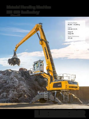Manipulateurs de matériaux Liebherr LH 80 M High Rise Industry Litronic