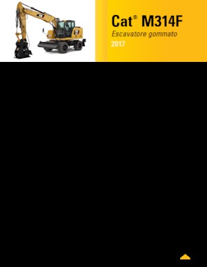 Excavatrice sur pneus Caterpillar M314F