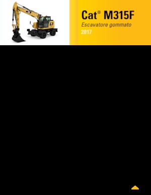 Excavatrice sur pneus Caterpillar M315F