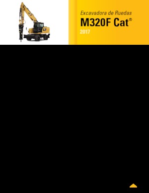 Excavatrice sur pneus Caterpillar M320F