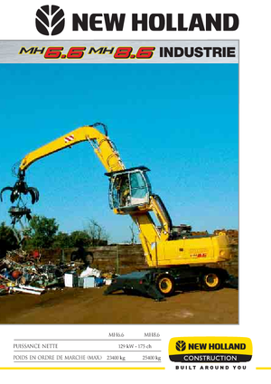 Excavatrice sur pneus New Holland MH 8.6