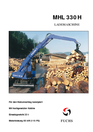 Manipulateurs de matériaux Fuchs MHL 330 H