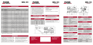 Manipulateurs de matériaux Terex-Fuchs MHL 331