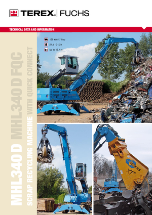 Manipulateurs de matériaux Terex-Fuchs MHL 340 D