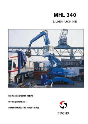 Manipulateurs de matériaux Fuchs MHL 340