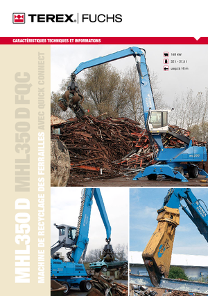 Manipulateurs de matériaux Terex-Fuchs MHL 350 D